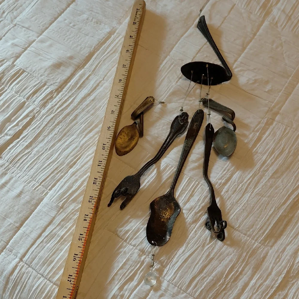 Rustic Metal Wind Chimes Decor